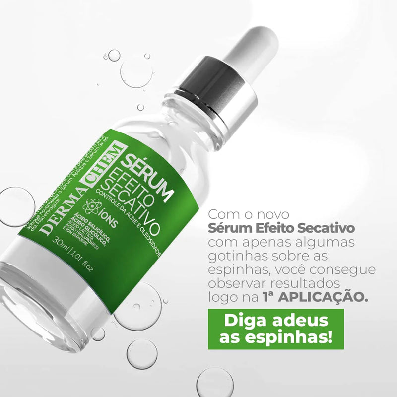 Sérum Efeito Secativo Controle da Acne e Oleosidade - Dermachem 30 ml