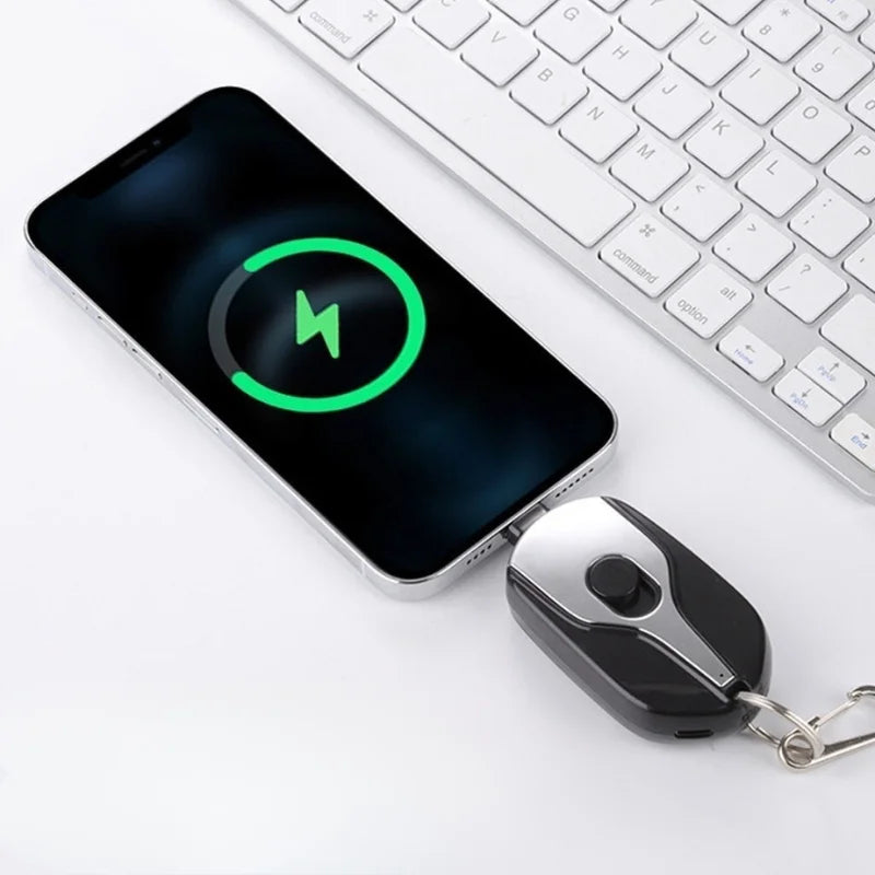 Mini Carregador PowerBoost Bank Chaveiro Tipo C e Iphone
