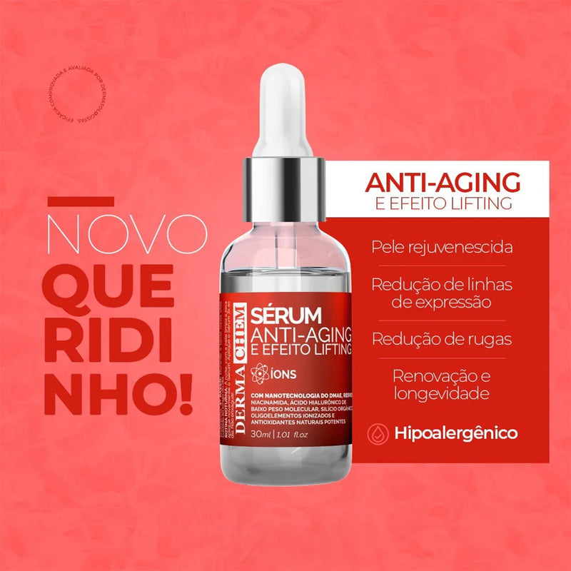 Sérum Anti-Aging e Efeito Lifting - Dermachem 30 ml