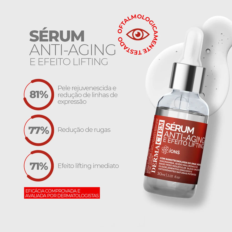 Sérum Anti-Aging e Efeito Lifting - Dermachem 30 ml