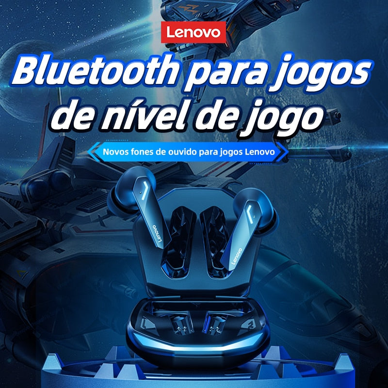 Fone De Ouvido Lenovo Gm2 Pro Gamer Music Bluetooth 5.3