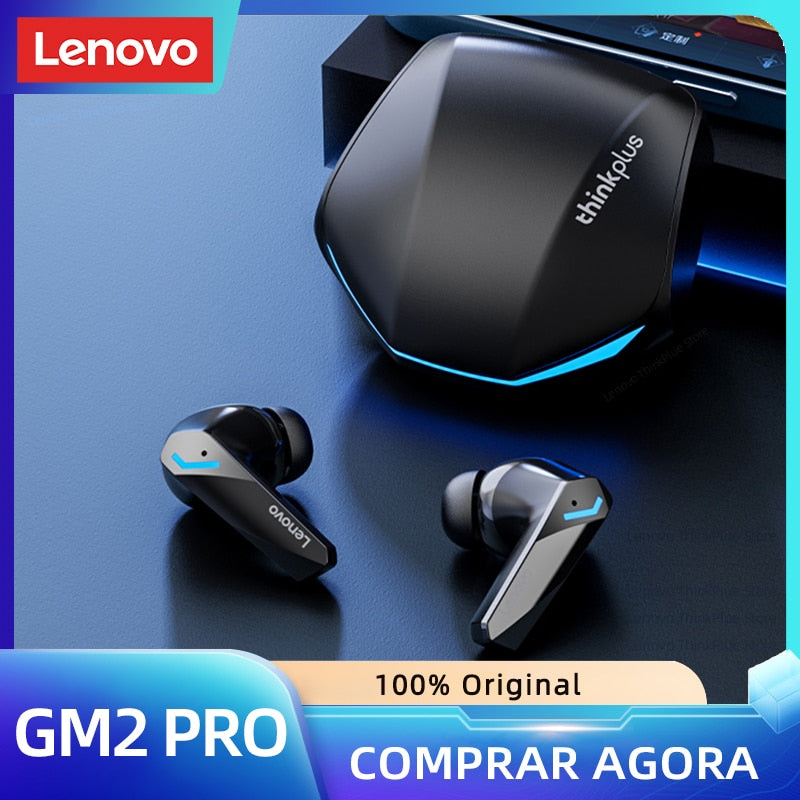 Fone De Ouvido Lenovo Gm2 Pro Gamer Music Bluetooth 5.3